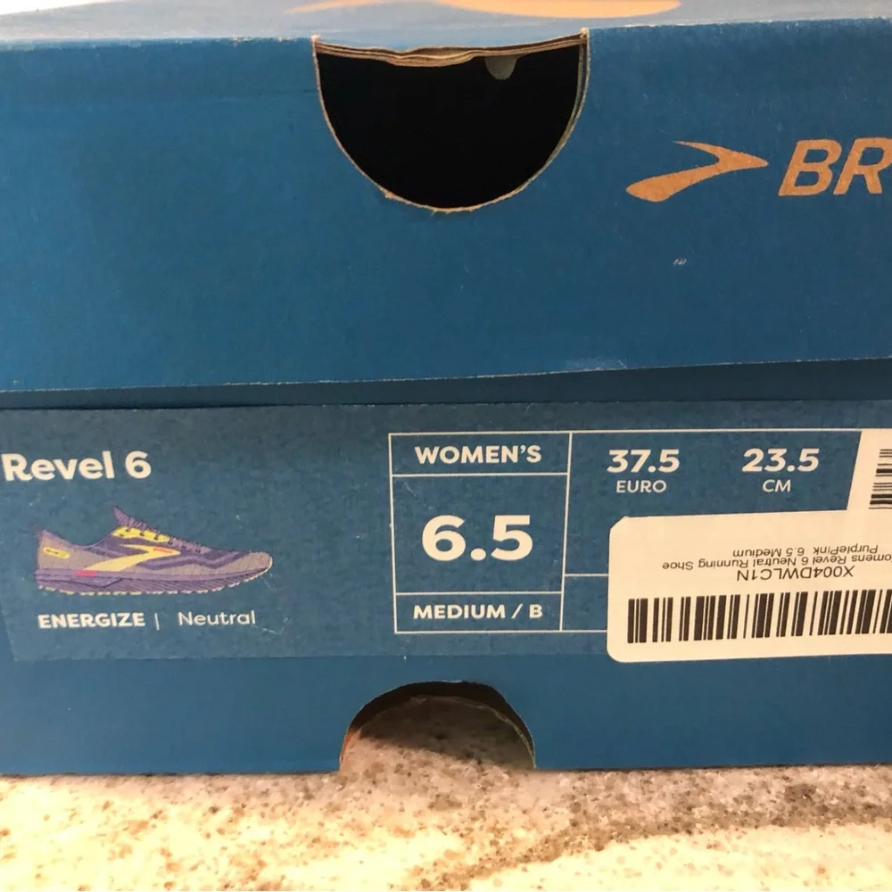 Brooks Women's Athletic Shoes - Light Blue and Lime - Picture 9 of 10